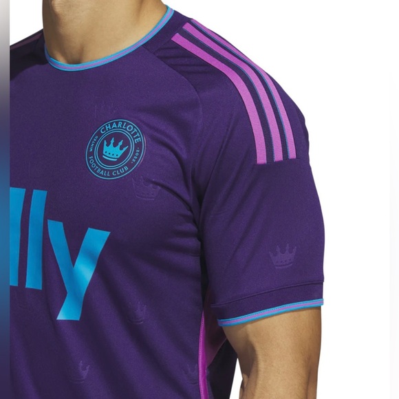 Men’s Adidas Charlotte FC 23/24 Away Jersey - Picture 4 of 7